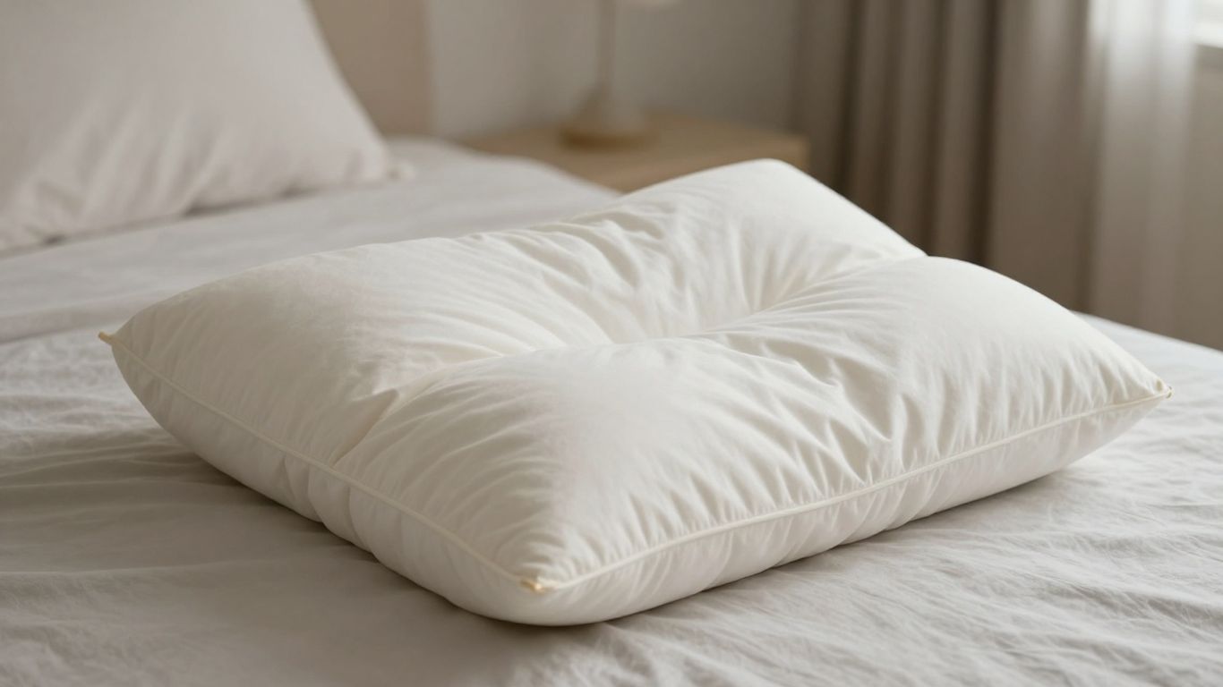 Back sleeper resting on a supportive pillow.