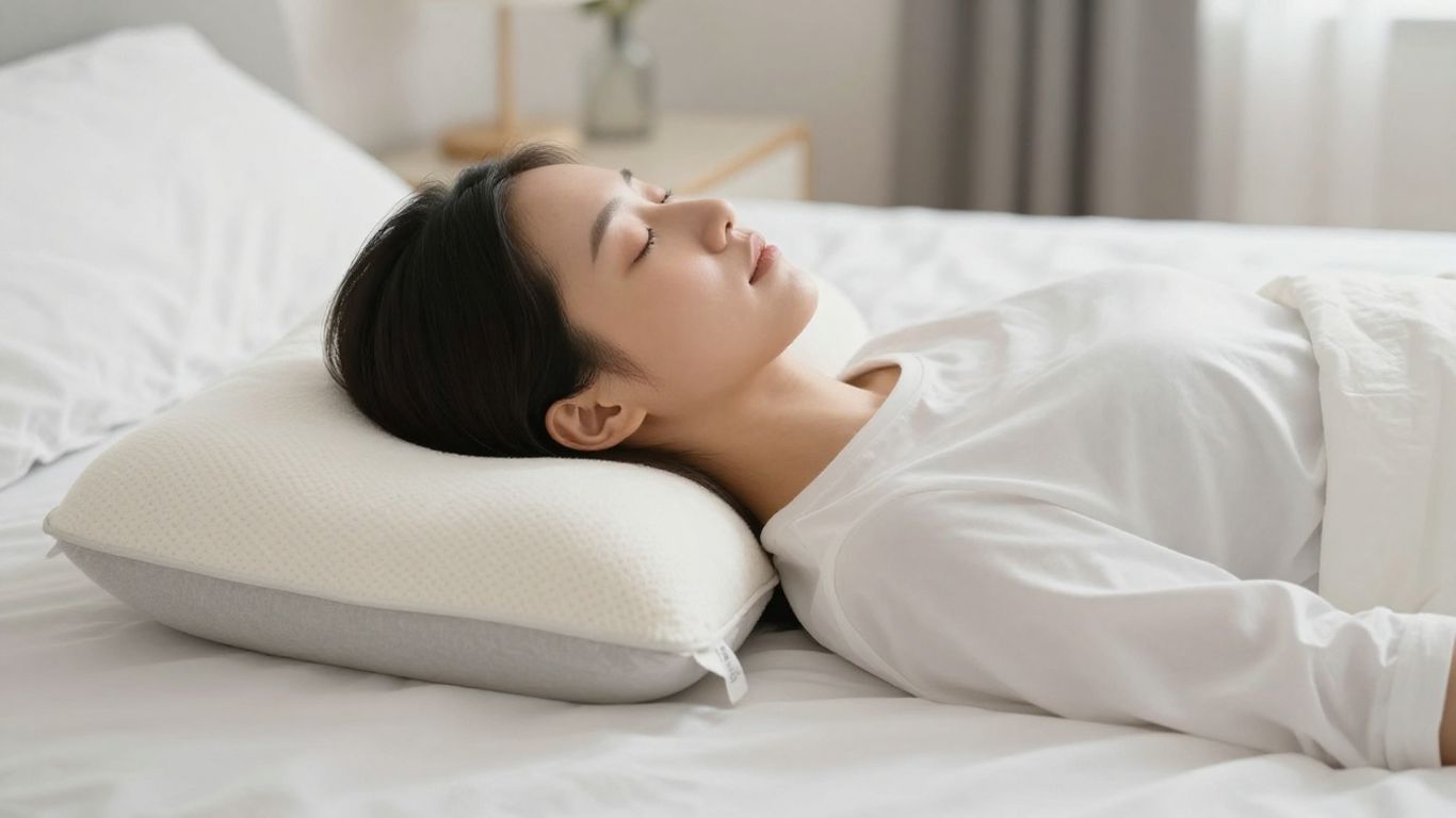 Cervical neck pillow for pain relief