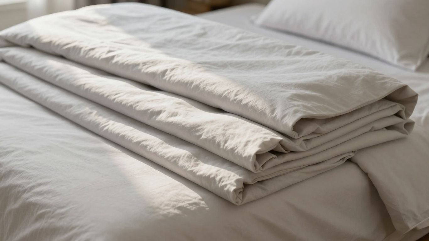 Luxurious Brooklinen sheets on a bed.
