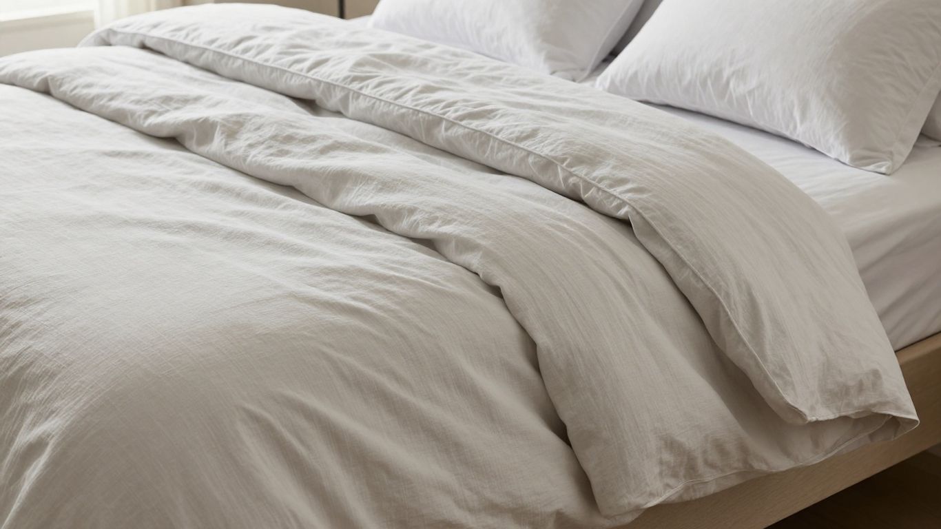 Luxurious Brooklinen bedding set on a bed.