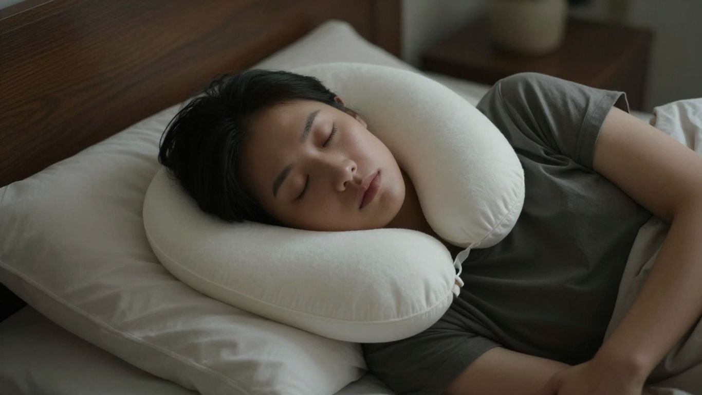 Comfortable neck pillow for ultimate relaxation and support.