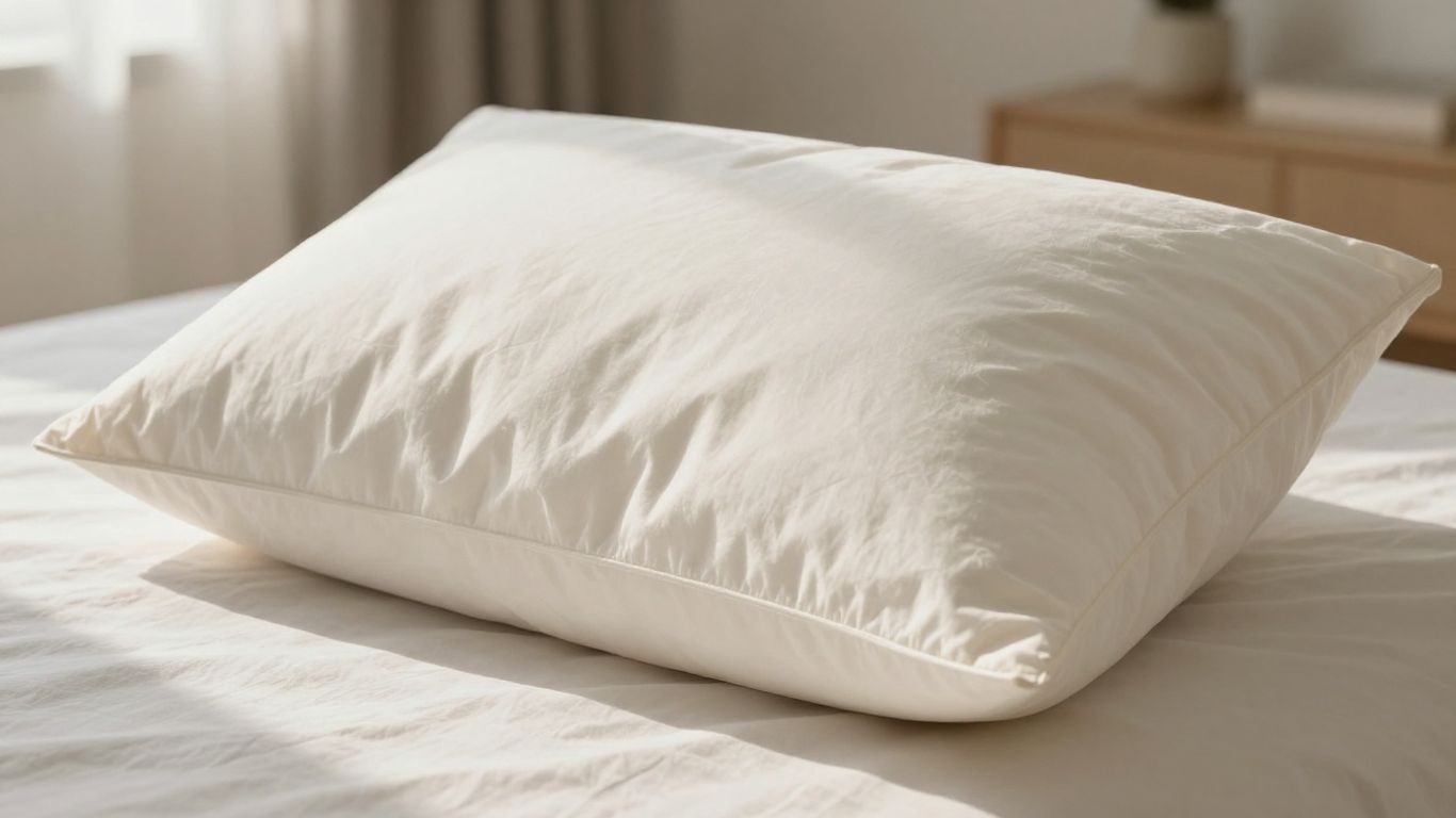 Best pillow for neck pain on a bed.
